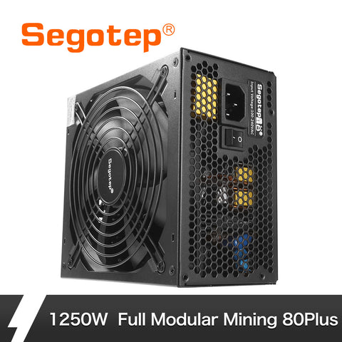 Segotep 1250W GP1350G Mining PSUs Full Modular ATX PC Computer Power Supply