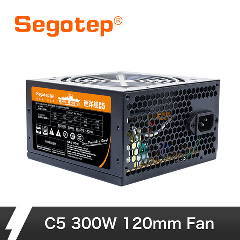 Segotep C5 300W TO 400W ATX Passive PFC PC Computer Power Supply