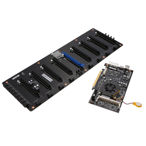 Coining Mining Mainboard For 8 Graphics Cards Plus Mining Motherboard