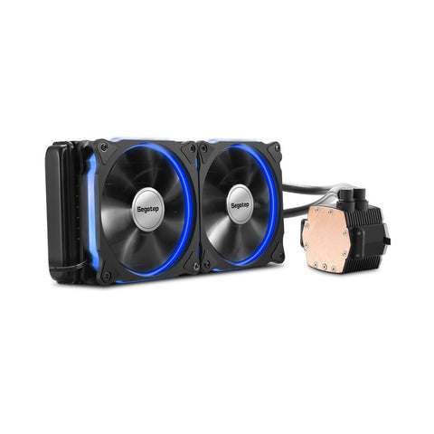 Liquid Freezer Water Cooling System CPU Cooler Fluid Dynamic Bearing Blue LED